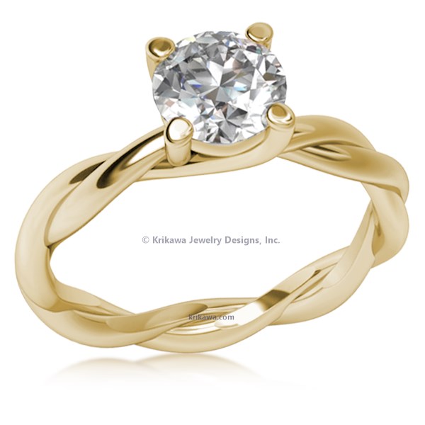 Tight Twisted Engagement Ring