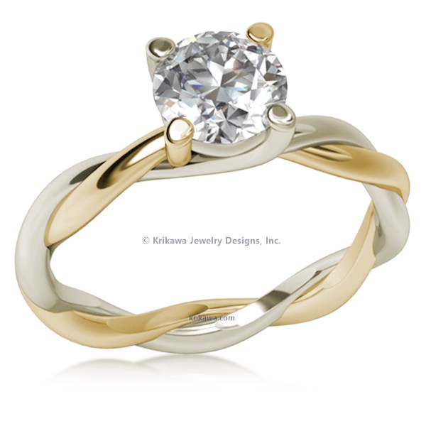 Tight Twisted Engagement Ring