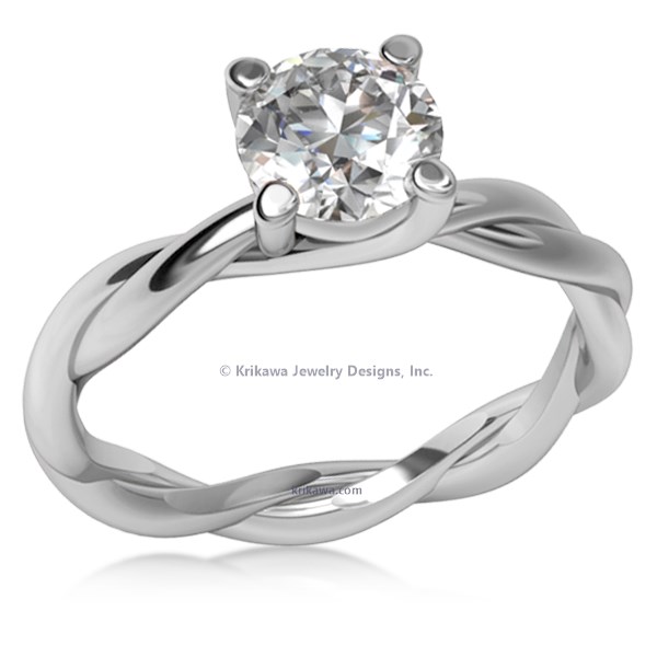 Tight Twisted Engagement Ring