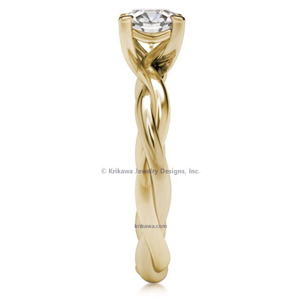 Tight Twisted Engagement Ring