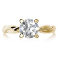 Tight Twisted Engagement Ring