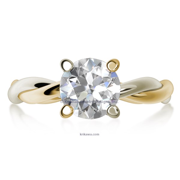 Tight Twisted Engagement Ring