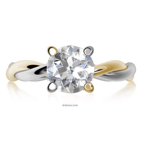 Tight Twisted Engagement Ring