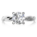 Tight Twisted Engagement Ring