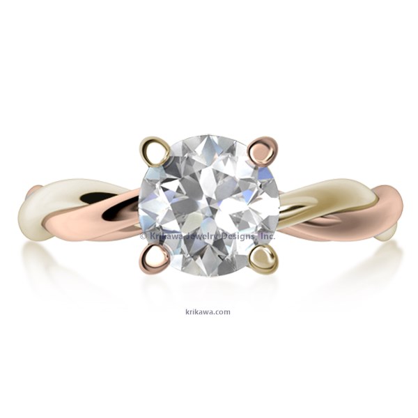 Tight Twisted Engagement Ring