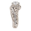 Goddess Diamond Wreath Engagement Ring