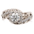 Goddess Diamond Wreath Engagement Ring
