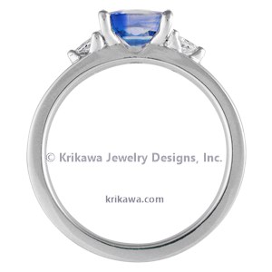 Smooth and Sleek Engagement Ring