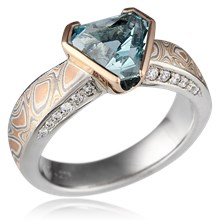 Trillion Silhouette Engagement Ring