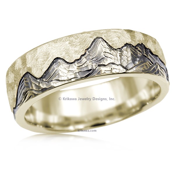 Mountain Machinist Wedding Band