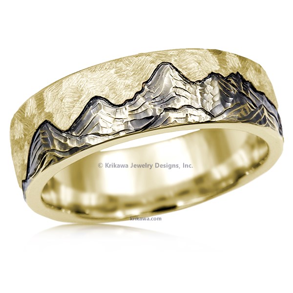 Mountain Machinist Wedding Band