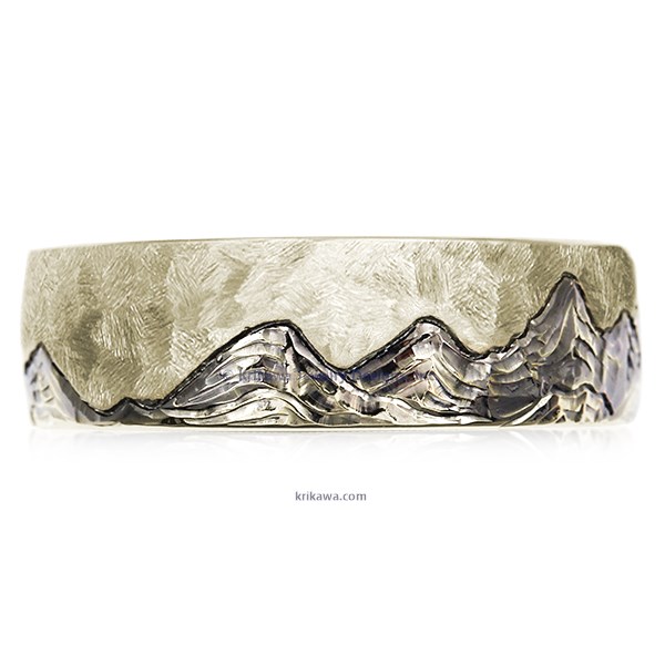 Mountain Machinist Wedding Band