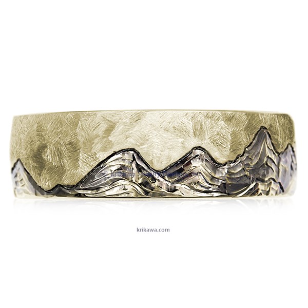 Mountain Machinist Wedding Band