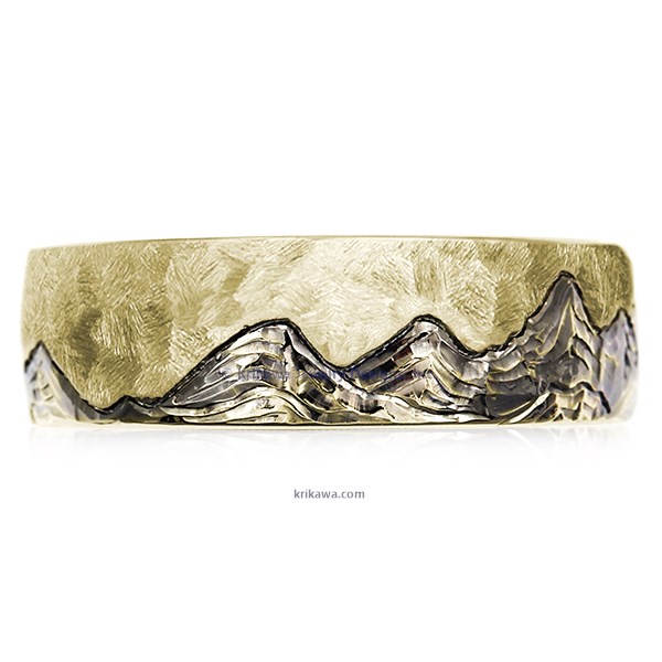 Mountain Machinist Wedding Band