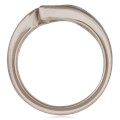 Mokume Wave Engagement Ring - Marquise 