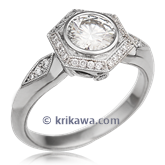 Vintage Art Deco Engagement Ring