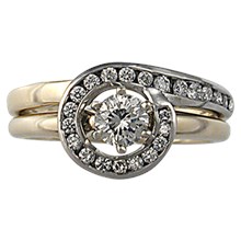 Tiffany Setting Diamond Enhancer - top view