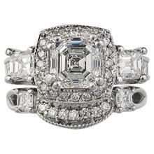 Aascher Pave Contoured Wedding Band - top view