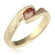 Tree Bark Embrace Engagement Ring