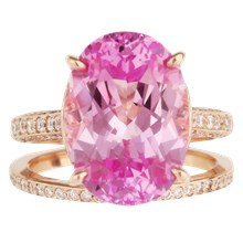Famous Dazzle Engagement Ring - top view