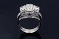 Phantom Mask Halo Engagement Ring