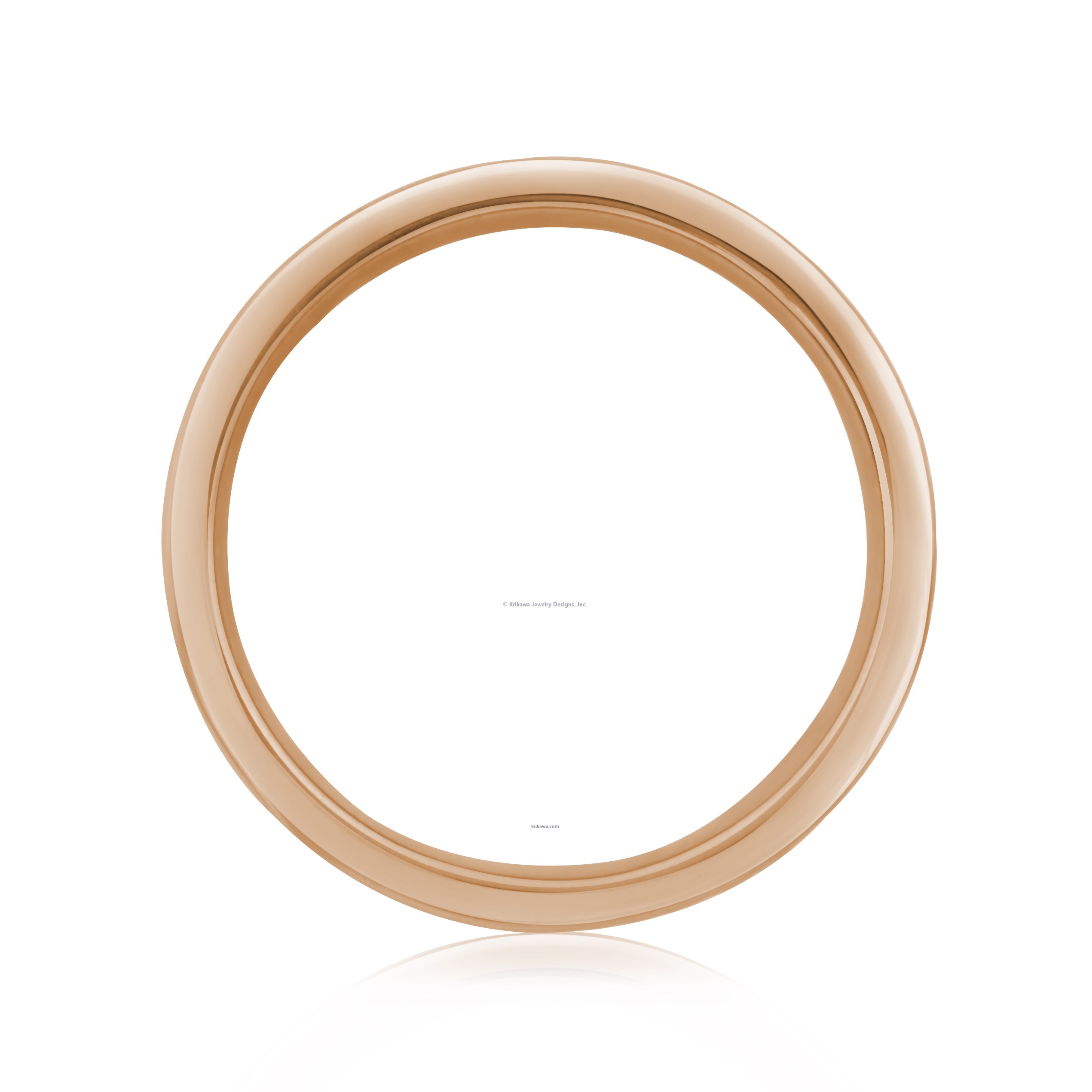 Birch Leaf Wedding Band