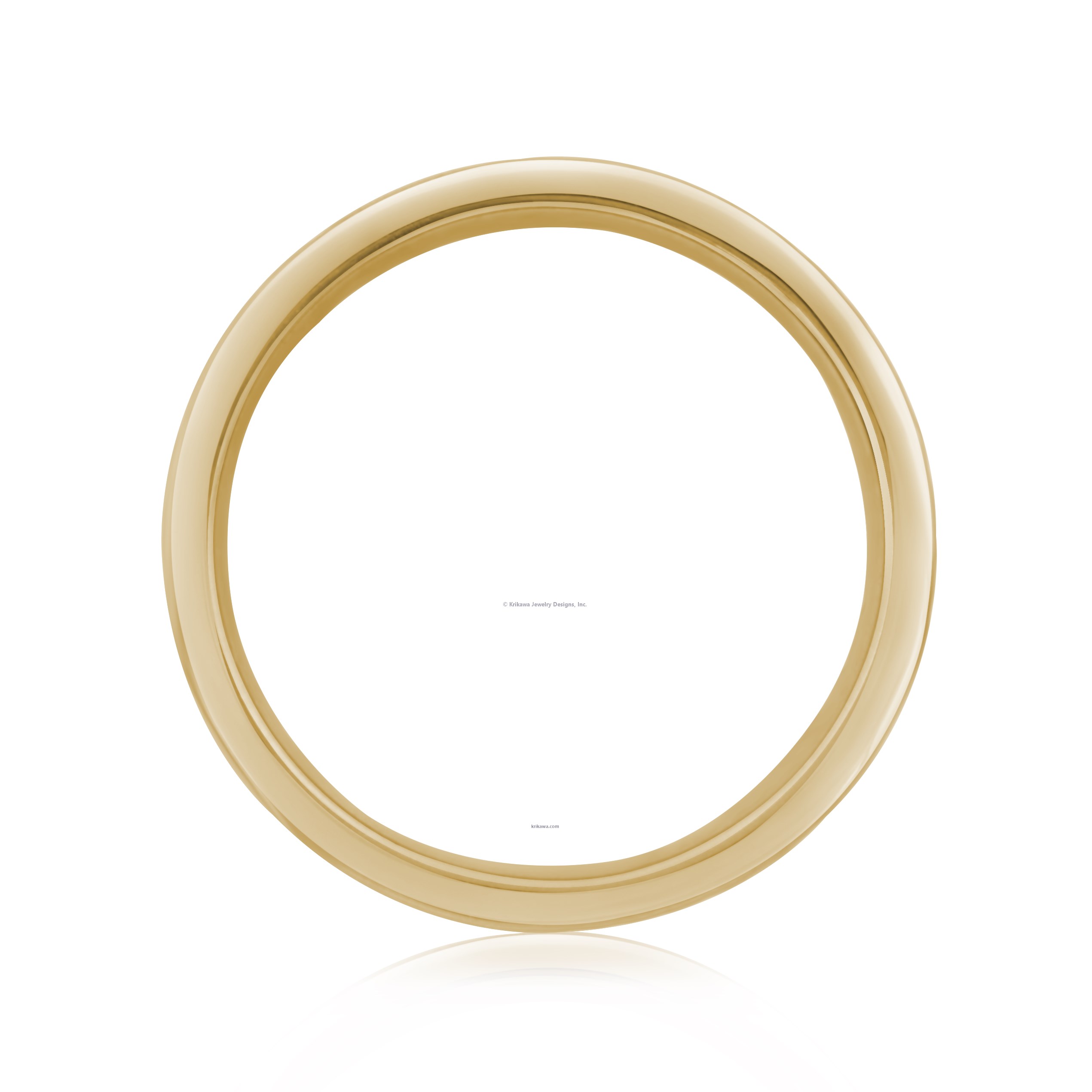 Birch Leaf Wedding Band