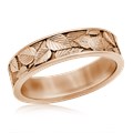 Birch Leaf Wedding Band