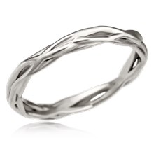 Embracing Branch Wedding Band