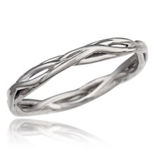 Embracing Branch Wedding Band
