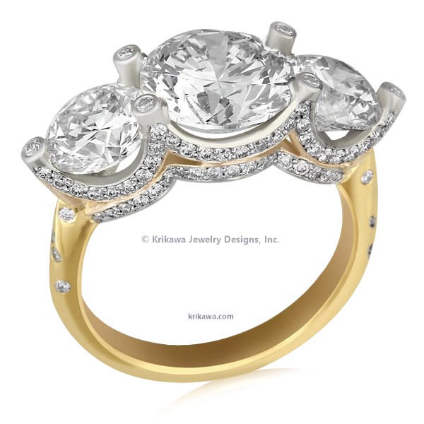 Queens Crown Engagement Ring
