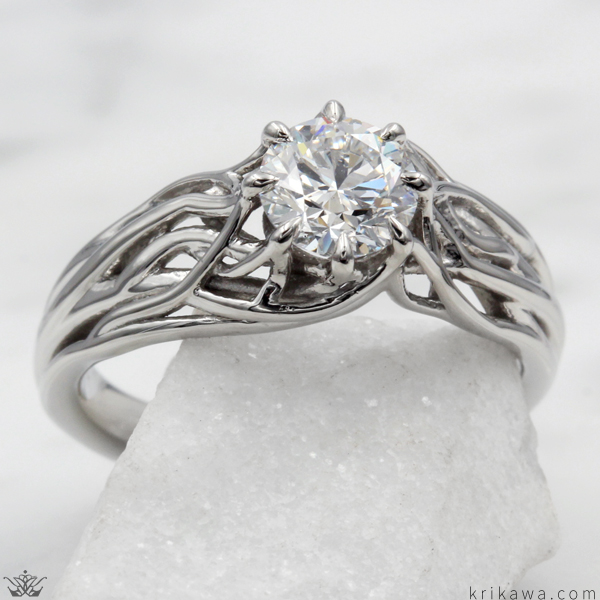 Branch style sales engagement rings
