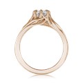 Embracing Tree Branch Engagement Ring With Round Diamond