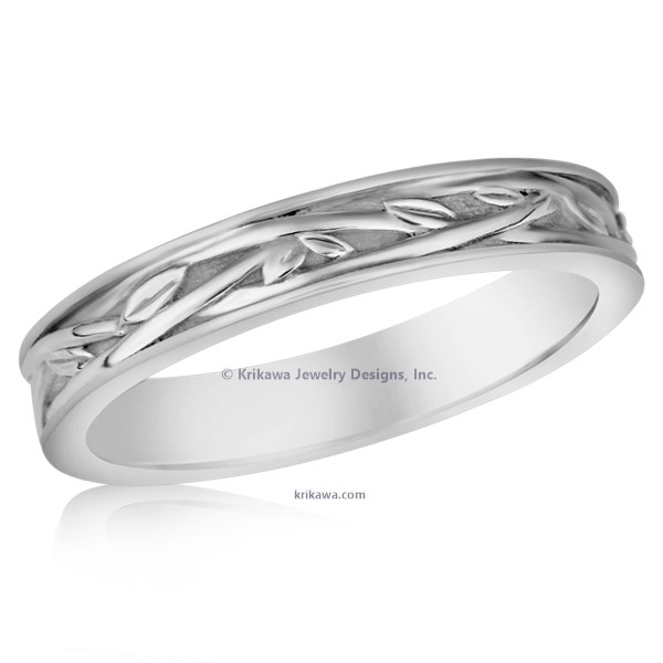 Woven Vine Wedding Band