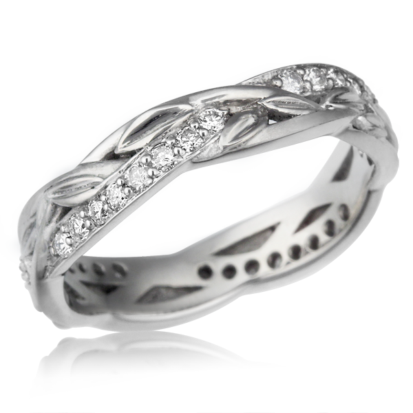 womens vine wedding band