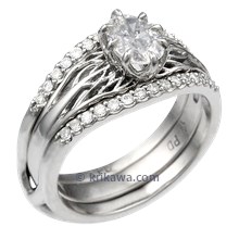 Tree of Life Engagement Ring and Enhancer