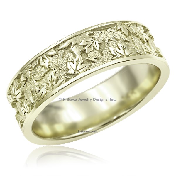 Maple Leaf Wedding Band