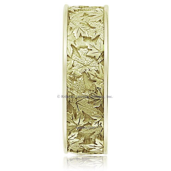 Maple Leaf Wedding Band