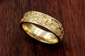 Maple Leaf Eternity Wedding Band