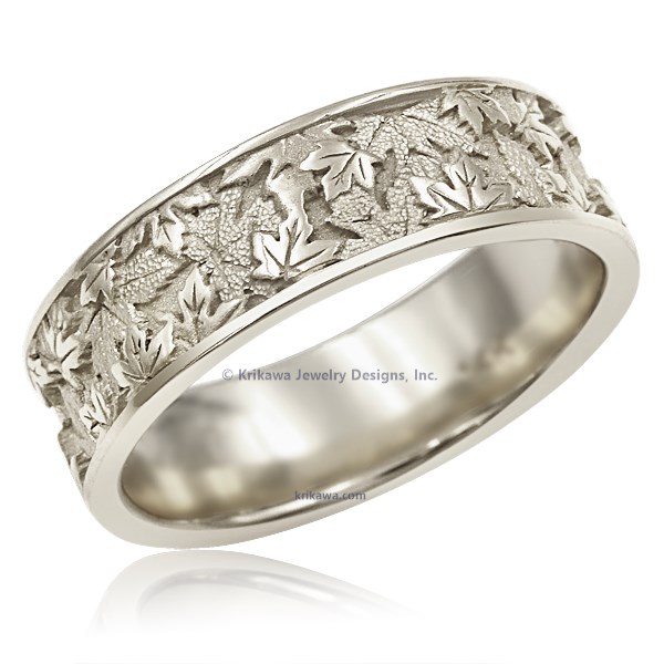 Maple Leaf Wedding Band