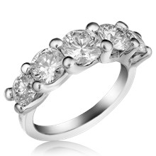 Swoon Five Stone Anniversary Ring