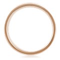 Two Tone Oak Leaf Wedding Band