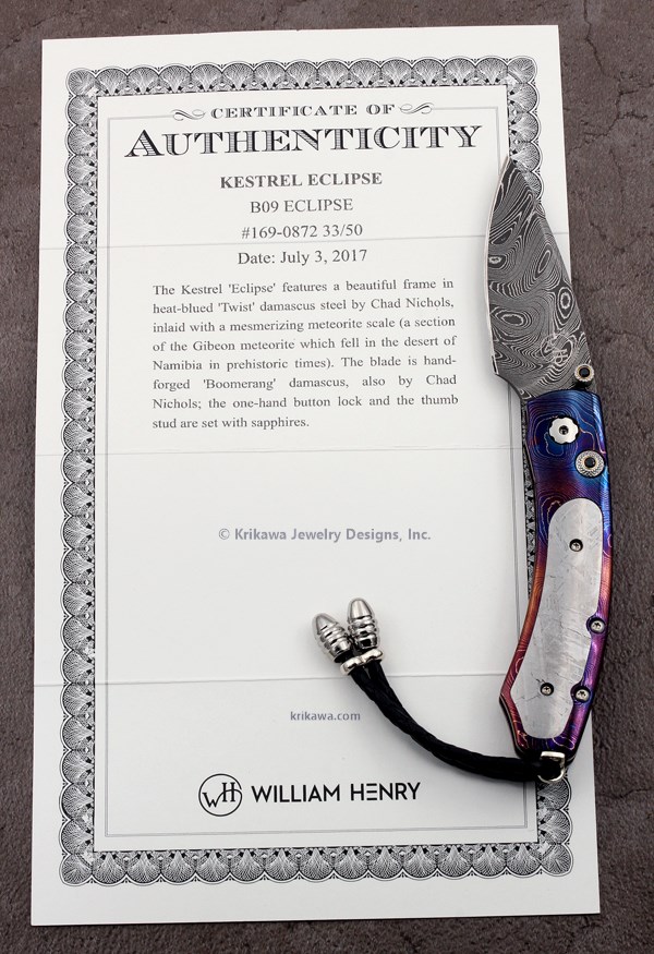 Kestrel Eclipse Knife