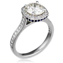 Classic Halo Engagement Ring
