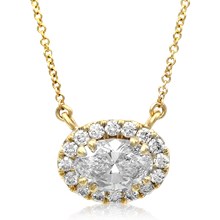 Diamond Halo Pendant