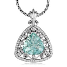Millegrain Curls Pendant
