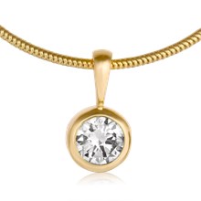 Diamond Bezel Pendant