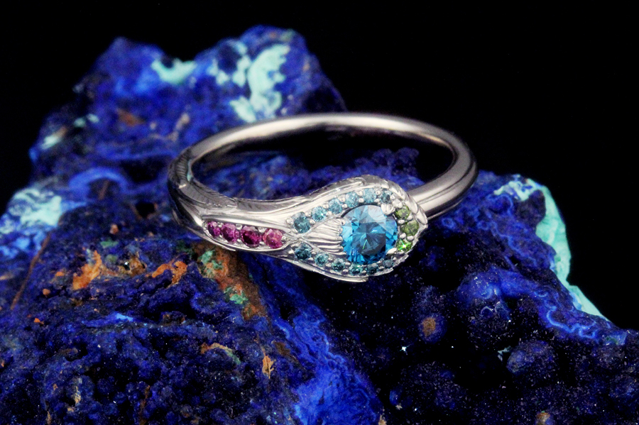 Peacock wedding ring outlet