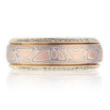 Mokume Spinning Ring - top view