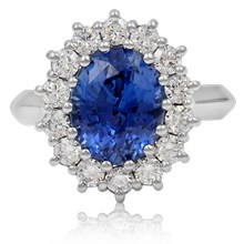 Princess Diana Engagement Ring - top view